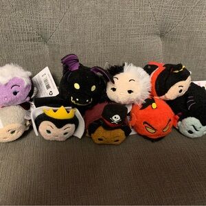 Disney Villains Huge Lot Tsum Tsum NWT  Plush Mini Ursula Maleficent more